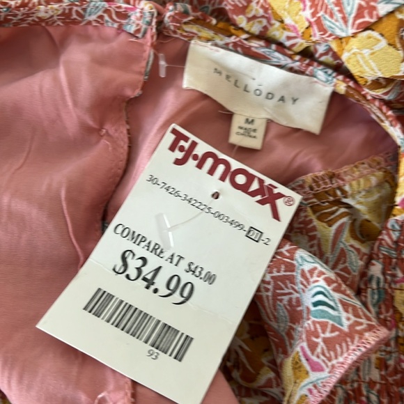 NWT Melloday Racerback Smocked Maxi Dress - Picture 4 of 6